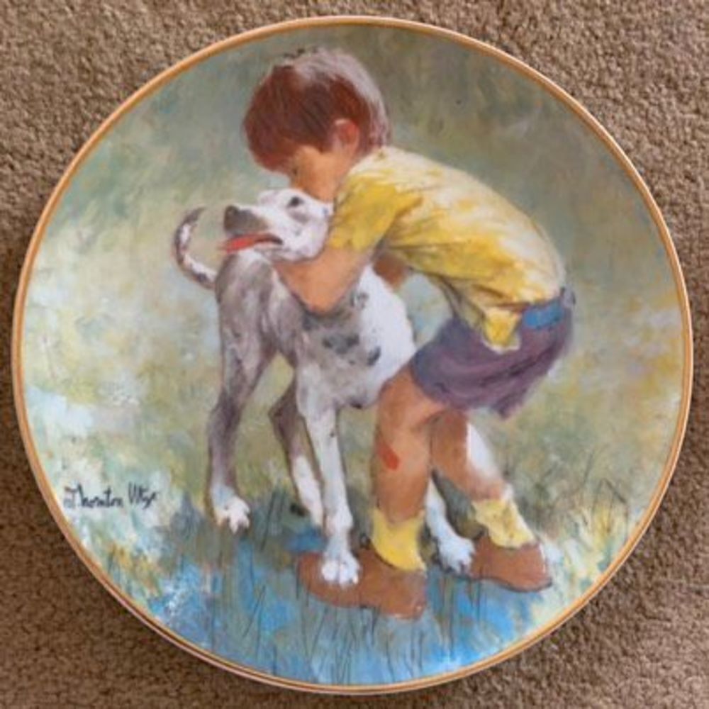 Best Friends Thornton Utz Carefree Days Plate Collection